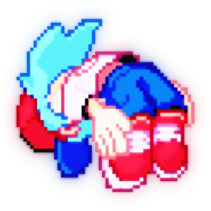 FNF Boy (Pixel) Roblox decal