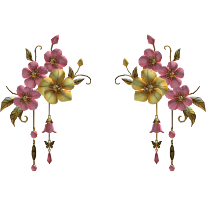 Floral Dangle Headpiece Roblox item