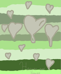 hearts and honey bees