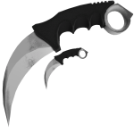 [⌛] White & Black Dual Karambits