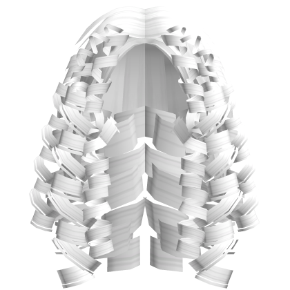 Curly Hair (White) Roblox item