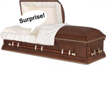 Surprise funeral
