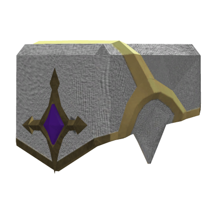 Royal Knight Right Shoulder - White Purple
