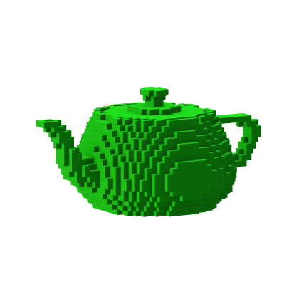 Green 8-Bit Teapot Hat