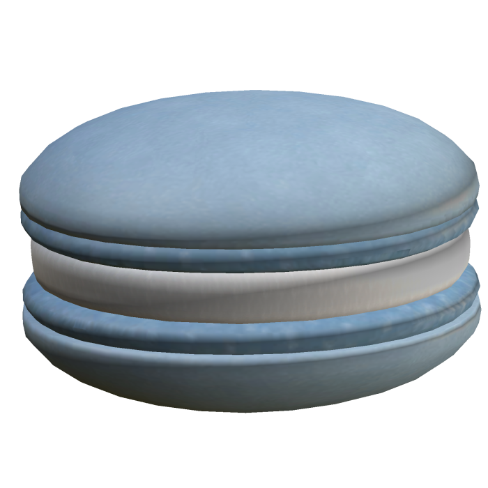 Blue Macaron