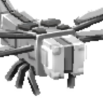 GIANT Silver Dragonfly