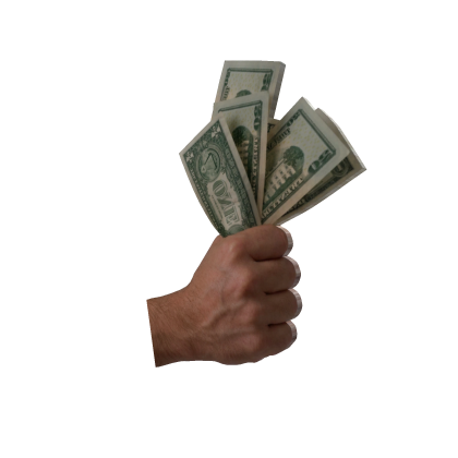 Hand Full Of Money - Left