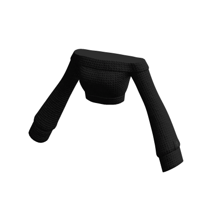 Cropped Sweater Black thumbnail