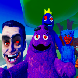 Survive Grimace & Rainbow Friends Skibid Universe
