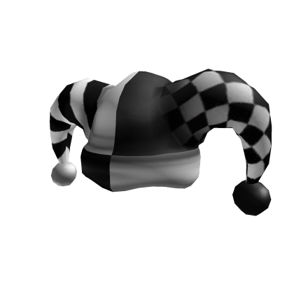 Schwarz weiBe Narrenkappe Roblox