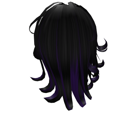 Gyaru Bouncy Layered Curls Black&Purple