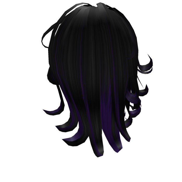Gyaru Bouncy Layered Curls Black&Purple