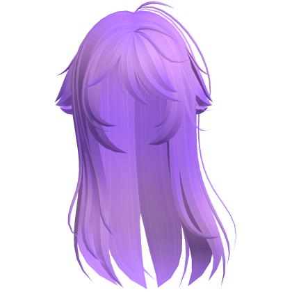 Purple Shy Moe Cat Girl Windy Whispy Hair