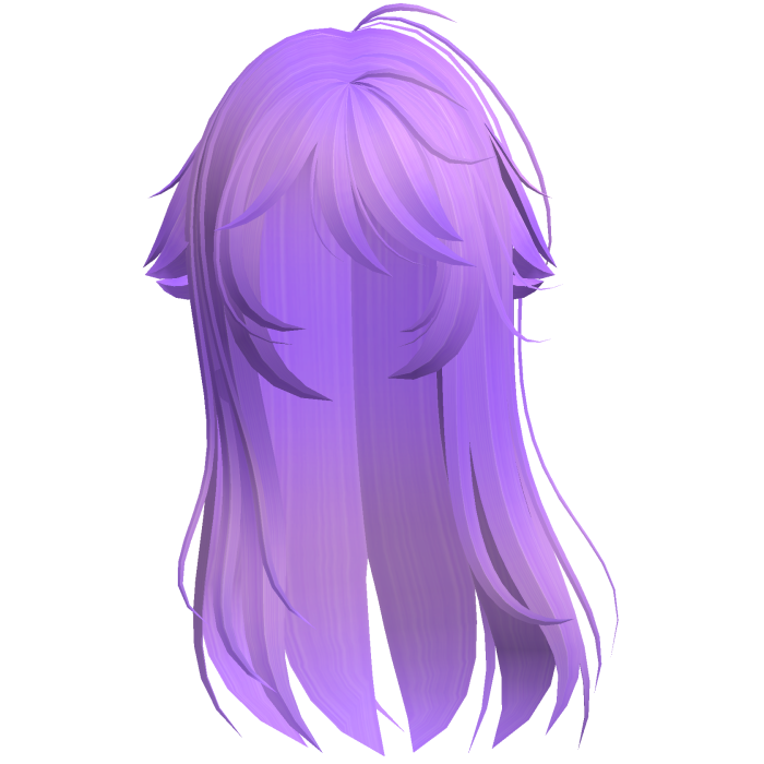 Purple Shy Moe Cat Girl Windy Whispy Hair