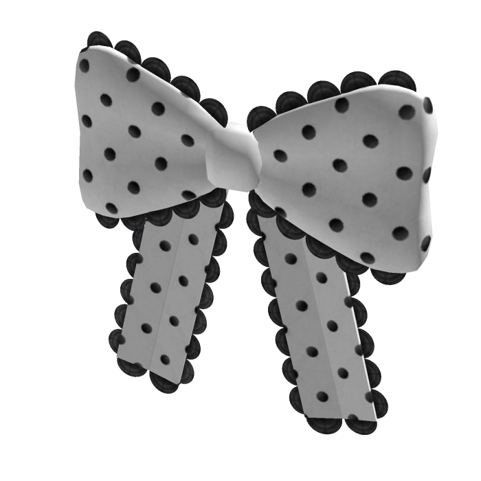 White Coquette Bow for Korblox