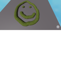 Grass Smiley Face