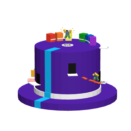 Classic Purple Obby Top Hat