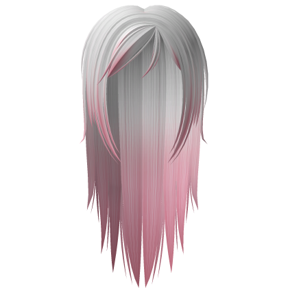 Long Wispy Emo Hair in Blushed Rose thumbnail