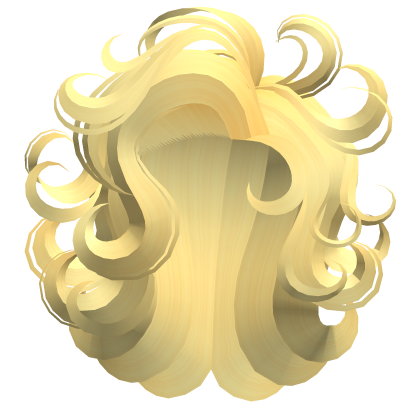 70s windy farm blowout hairstyle in light yellow Roblox item
