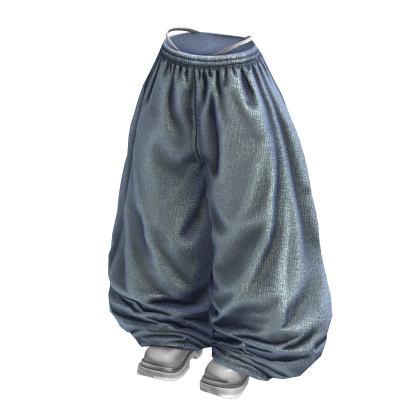 Fade Balloon Sweatpants (Light Blue White)