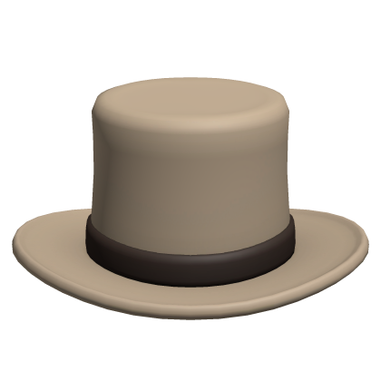 Beige Top Hat Roblox item