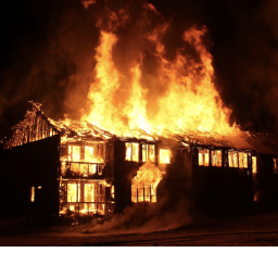 Escape the burning building