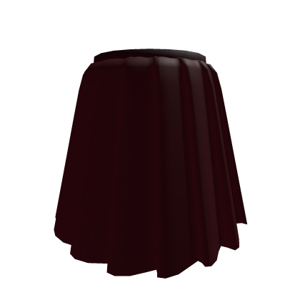 ❤️ Dark Red Pleated Skirt [Long] [2.0]