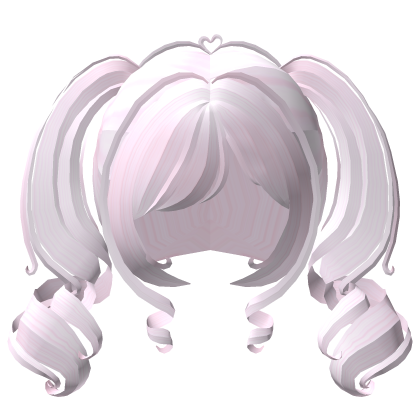 . ‿ ♡ magical princess curly pigtails pink Roblox item