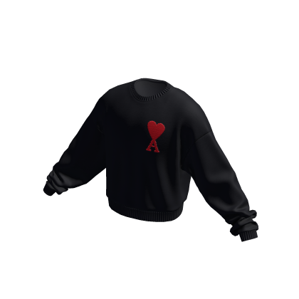 Ami de Coeur Sweater Black thumbnail