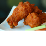 Chicken wing no vegans aloud