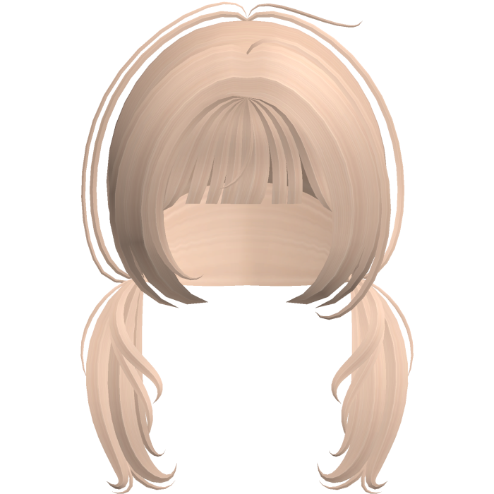 Adorable Short Low Pigtails In Blonde