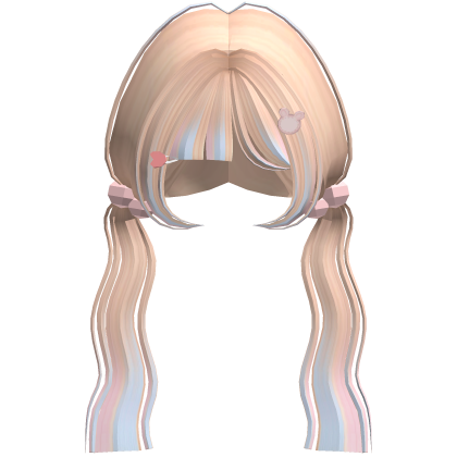 |FREE| : cotton candy hair with bunny thumbnail