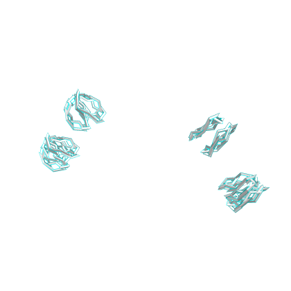 Light Teal Chain Wraps