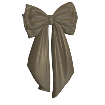 brown bow Roblox item