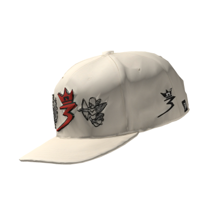 White R3 angel cap - backwards