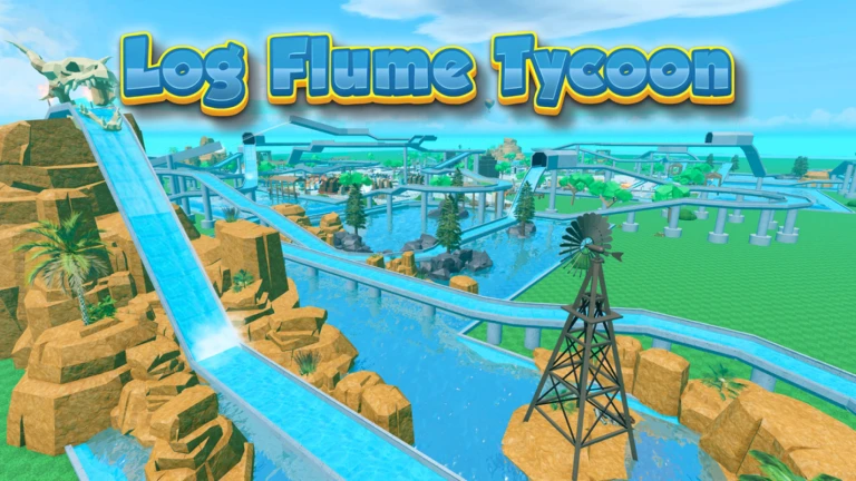 More About Log Flume Tycoon, Image source: Roblox.com