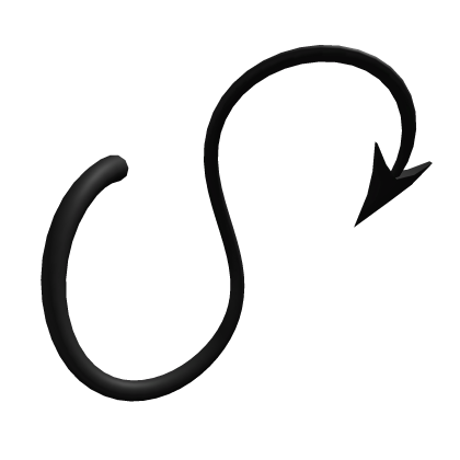 Black Long Demon Tail S thumbnail