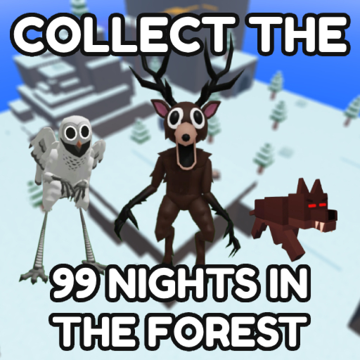 Collect the 99 Nights in the Forest official Roblox game thumbnail