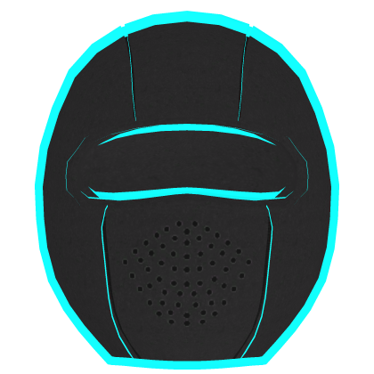 Cartoony Ninja Cyan Blue