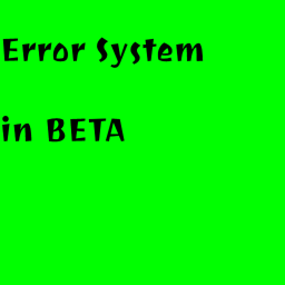 Error System [BETA]