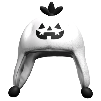 White Cute Halloween Cozy Hood Roblox item