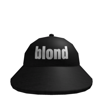 blond frank black hat Roblox item