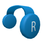 Blue Clockwork Headphones