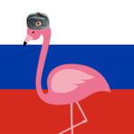 russian flamingo's
