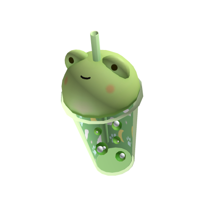 Cute Frog Boba In Hand
