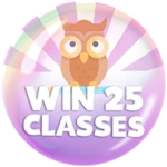 Win 25 Classes! Roblox badge thumbnail