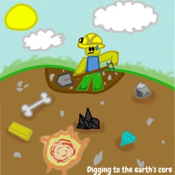 Digging to the earth's core icon