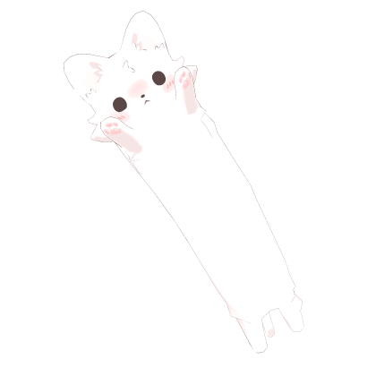 Long White Cat Plush Roblox item