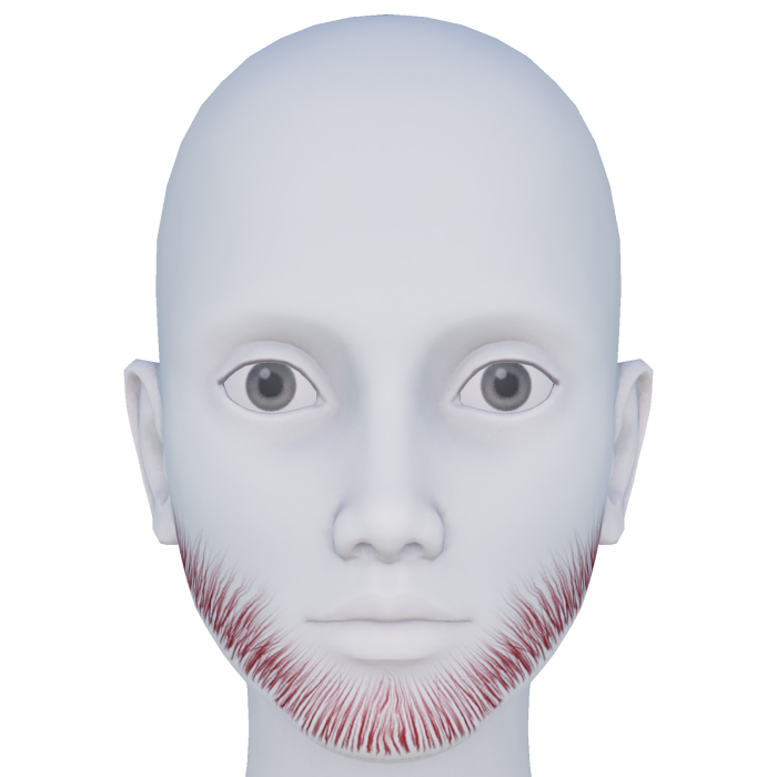 Red Stubble Beard