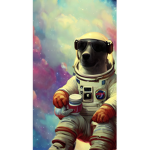 Space dog hangout and café